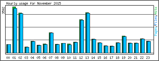 Hourly usage