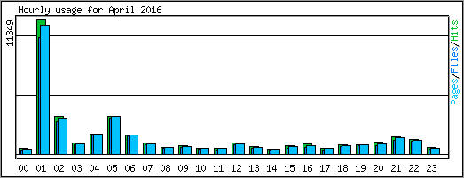 Hourly usage